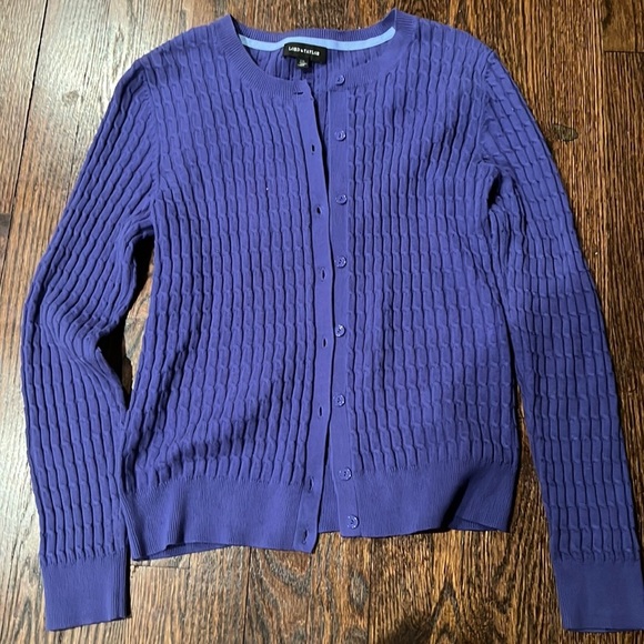 Lord & Taylor Women’s Cardigan Size L - Picture 1 of 4
